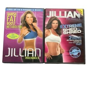 Set of 2 Jillian Michaels’ classic DVDs